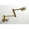 Kingston Brass KS4107BEX Wall Mount Pot Filler, Brushed Brass KS4107BEX - alternate 4